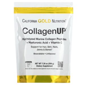 CollagenUP, Peptides de collagène marin hydrolysé à l'acide hyaluronique et à la vitamine C, 206 g