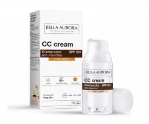 Bella Aurora CC crème anti-taches spf 50+ Teinté MEDIUM 30 ml - CC crème anti-taches SPF50+ teinte medium