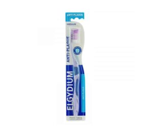 ELGYDIUM Brosse à Dents Anti-Plaque Medium
