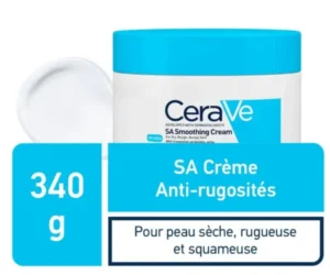 CeraVe SA Crème Anti-Rugosités Peau Sèche et Squameuse | 340g