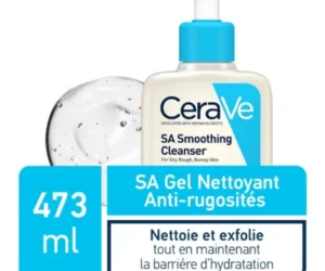 CeraVe SA Gel Nettoyant Anti-Rugosités Peau Sèche et Rugueuse | 473ml