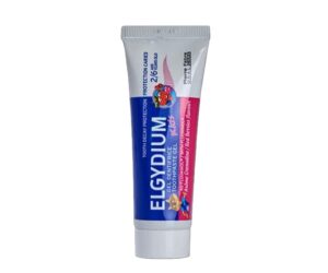 ELGYDIUM Dentifrice Junior Arôme Grenadine 50ml – 7 à 12 Ans