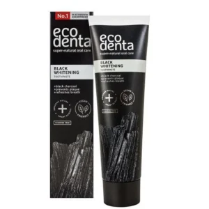 Ecodenta Black Whitening Dentifrice Blanchissant au Charbon Actif