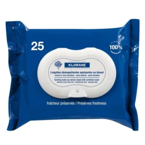 Klorane Bleuet Lingettes Démaquillantes Boîte 25 u