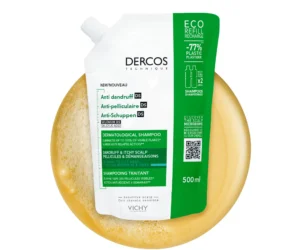 Vichy DERCOS TECHNIQUE ECO-RECHARGE SHAMPOOING ANTIPELLICULAIRE DS – CHEVEUX NORMAUX À GRAS
