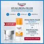 Eucerin HYALURON-FILLER + 3x EFFECT Soin de Jour Peau Sèche SPF 15