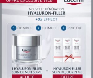 Eucerin HYALURON-FILLER 3x EFFECT Soin de Nuit - 50 ml + 3 mini Hylaluron-filler soin de jour 21ml OFFERTS