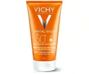 Vichy Capital Soleil SPF50+ Crème Onctueuse Protectrice – Peaux Normales à Sèches - 50ml