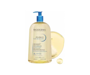 Bioderma Atoderm huile de douche 1 L - Nettoyant surgras pour le bain et la douche