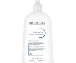Bioderma Atoderm intensive gel moussant nettoyant 1 L - Nettoyant surgras pour le bain et la douche