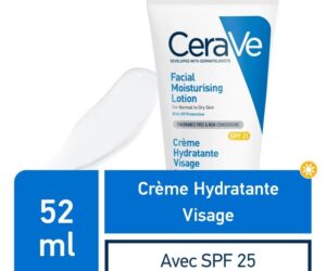 CeraVe Crème Hydratante Visage SPF25 Peau Normale à Sèche | 52ml
