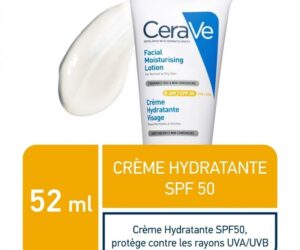 CeraVe crème hydratante visage SPF50 peaux normales à sèches | 52ml