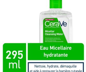 CeraVe Eau Micellaire Démaquillante Hydratante Peau Normale à Sèche | 295ml