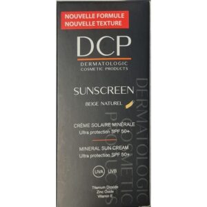DCP Suncreen crème solaire beige naturel minerale spf50+ 50ml