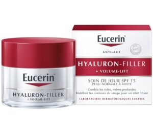 Eucerin HYALURON-FILLER + VOLUME-LIFT Soin de Jour Peau Sèche SPF15