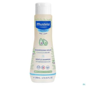 Mustela Shampooing Doux Bébé à l’Avocat Bio 200ml