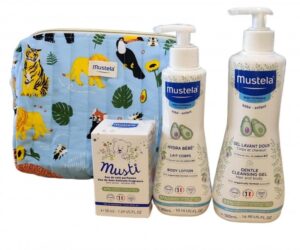 Mustela Pack Mini Shampooing Doux + Crème Change + Savon Surgras