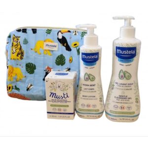 Mustela Pack Mini Shampooing Doux + Crème Change + Savon Surgras
