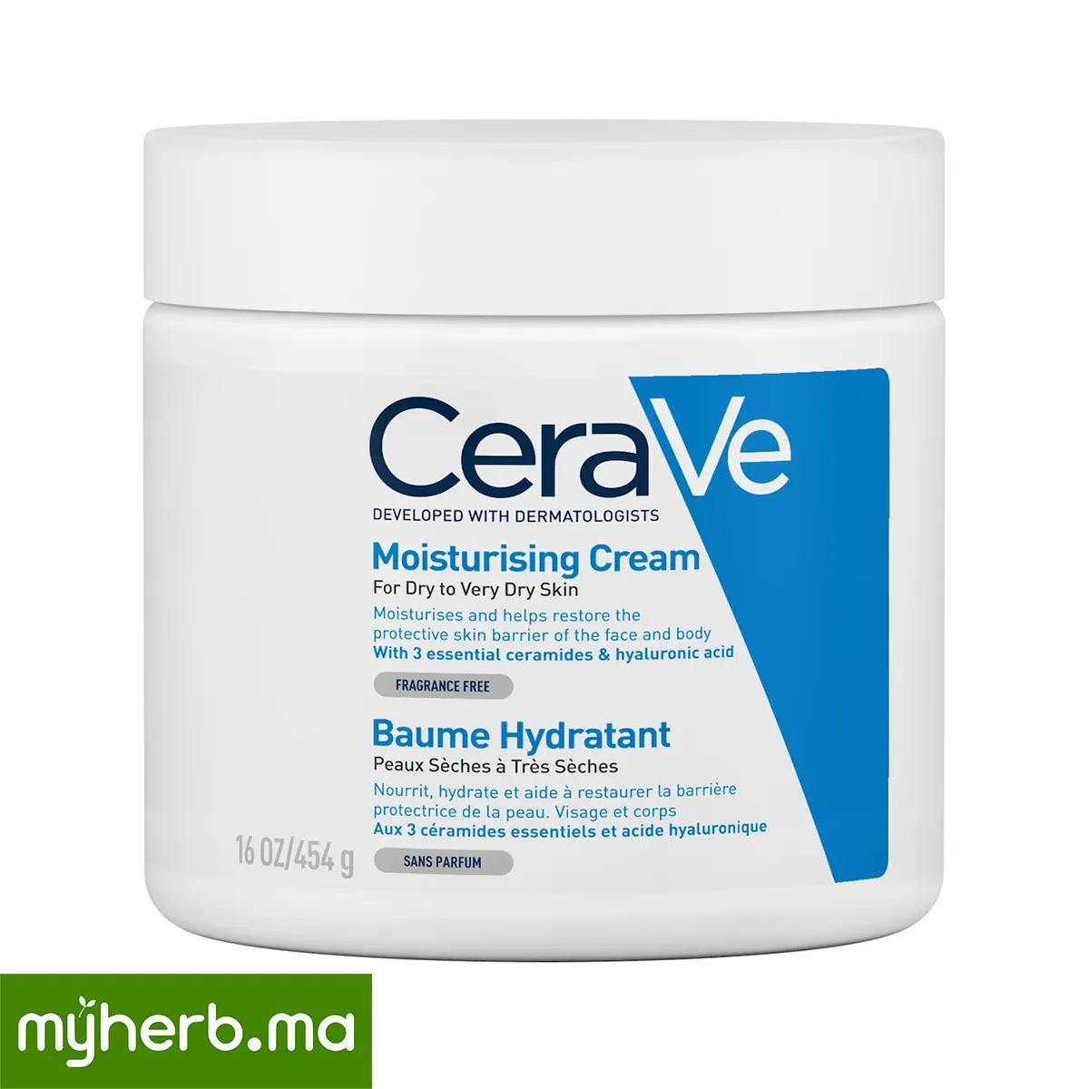 CeraVe Baume Hydratant Nourrissant 454 g CeraVe Baume Hydratant pour peau sèche à très sèche 454 g