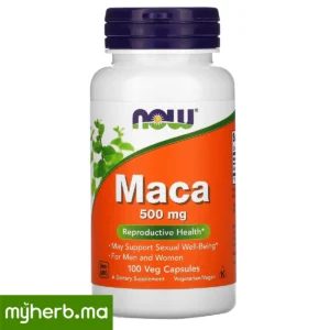 NOW Foods Maca 500 mg 100 capsules végétariennes