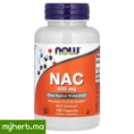 NOW Foods NAC 600 mg avec sélénium 100 capsules