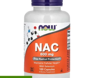 NOW Foods NAC 600 mg avec sélénium 100 capsules