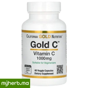 California Gold Nutrition Gold C Vitamine C 1000 mg 60 capsules végétales