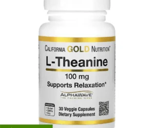 California Gold Nutrition L-Théanine 100 mg AlphaWave 30 capsules végétariennes