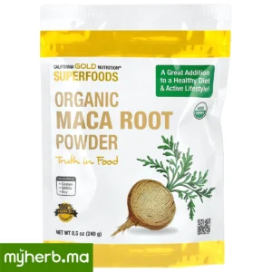 California Gold Nutrition Maca péruvienne biologique en poudre 240 g