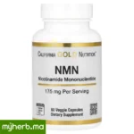 California Gold Nutrition NMN 175 mg 60 capsules végétariennes