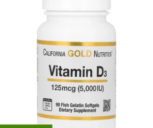 California Gold Nutrition Vitamine D3 5000 UI 90 capsules