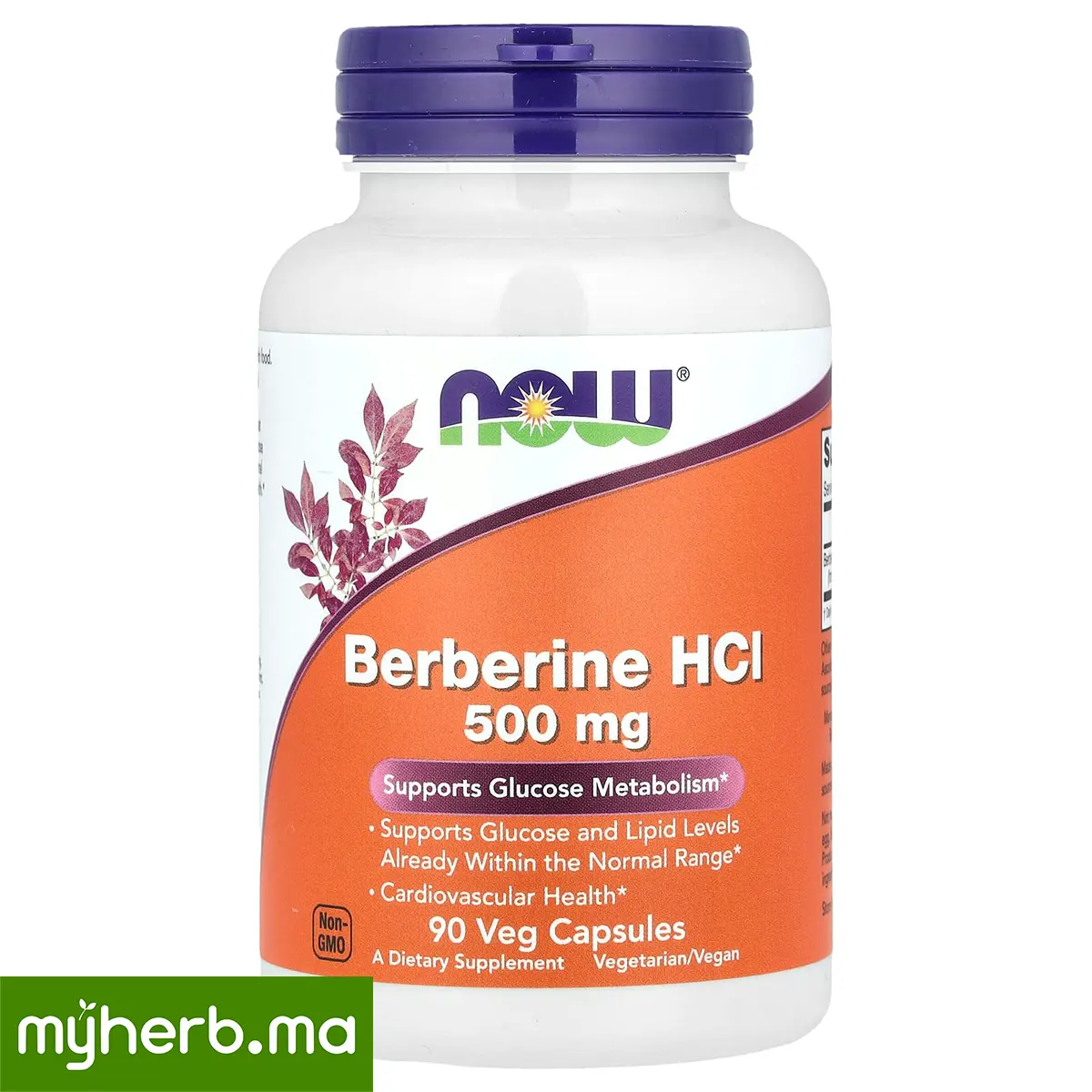 NOW Foods Berbérine HCl 500 mg NOW Foods Berbérine HCl 500 mg 90 capsules végétariennes