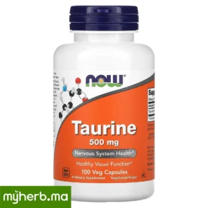 NOW Foods Taurine 500 mg 100 capsules végétales