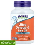 NOW Foods Ultra Omega-3 EPA 500 mg DHA 250 mg 90 Capsules