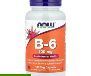 NOW Foods Vitamine B6 100 mg 100 capsules végétariennes