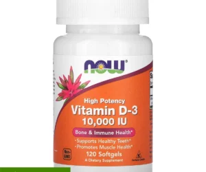 NOW Foods Vitamine D3 10000 UI 120 capsules